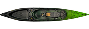 The Profish Reload from Viking Kayaks, shown in the Green/Black colour