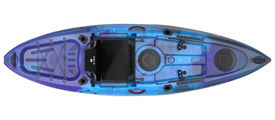 Vibe Kayaks Yellowfin 100 in the Galaxy colourway
