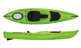 axis 10.5 e in lime from dagger kayaks