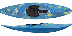 The Creek Spec Dagger Rewind white water kayak