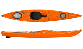 dagger stratos 12.5 e kayak in orange