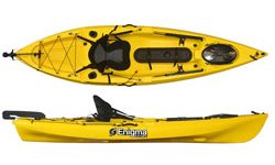 Enigma Kayaks Fishing Pro 10 Angling Sit On Top Fishing Kayak Yellow