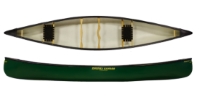 Enigma Canoes Prospector 16 - Green open canoe perfect for whitewater and river paddling