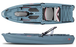 jonny boat bass 100 shown in blue colour