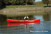 Lake paddling in the Nova Craft Bob Special Canoe