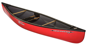 Red Colour Option for the Old Town Discovery 119 Canoe