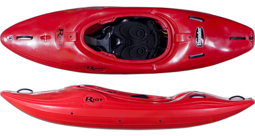 Riot Kayaks Thunder White Water - Red