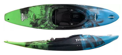 the titan nymph white water kayak