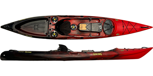 The Profish Reload from Viking Kayaks, shown fitted with Feelfree Deluxe Seat