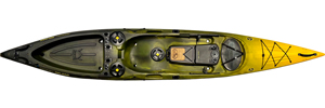 The Profish GT from Viking Kayaks, shown in the Yellow/Black colour