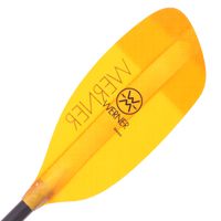werner paddles sherpa is a medium sized white water paddle with a fibre glass shaft
