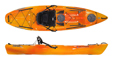 Wilderness Systems Tarpon E 100 Sit On Top Kayak in the Mango colour option