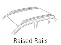 example roof with raised rails image