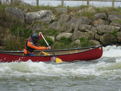 Southampton Canoes Darren canoeing