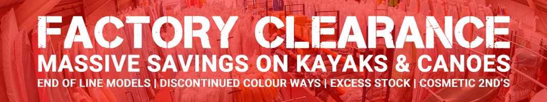 Factory Clearance Offers On Kayaks And Canoes At Southampton Canoes