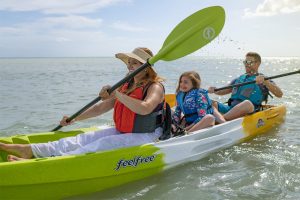 Tandem sit on kayaks for family paddling