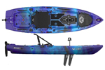 The Vibe Makana 100 X-Drive Fishing kayak shown in the Galaxy colour