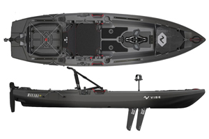 Vibe Kayaks Makana 100 X-drive fishing kayak