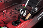 The Flush Rod Holders on the Vibe Shearwater 125 X-Drive pedal kayak