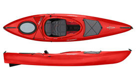 dagger axis 10.5 kayak in red from southampton canoes