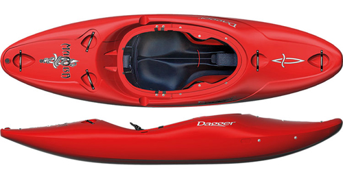 A Dagger Mamba Club Spec Kayak shown in the Red colour