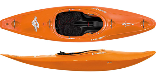 The Dagger Rewind Action+ Kayak shown in the Orange colour