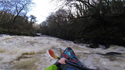 river dart kayaking in the dagger rewind on the upper section