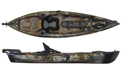 Enigma Kayaks Fishing Pro 10 Lightweight Sit On Top Fishing Kayak Camo