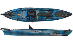 Enigma Kayaks Fishing Pro 12 Larger Affordable Sit On Top Fishing Kayak Package Including Rudder