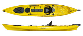 Enigma Kayaks Fishing Pro 14 - 14ft Sea Fishing Kayak With Rudder