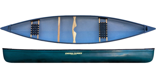 Enigma Canoes Journey 164 with 2 seats in the green colour