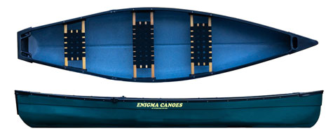 Enigma Canoes Square Stern - Green