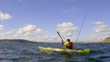 Kayaking in the Plymouth Sound on the Feelfree Windermere