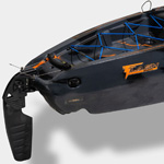 Feelfree Flash PD - Beavertail rudder system