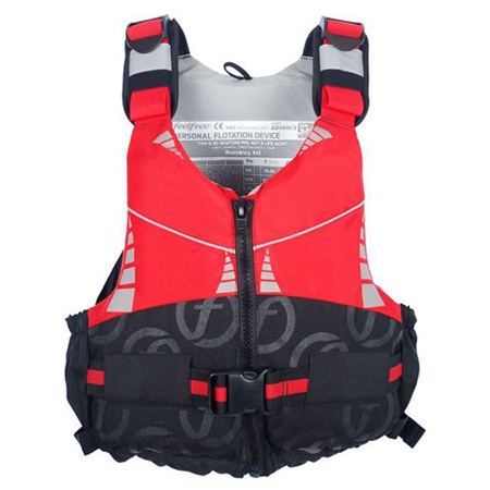 Feelfree Advance Buoyancy Aid in Red Grey an Cheap entry level buoyancy aid