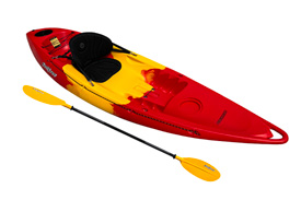 Feelfree Roamer 1 Single Sit On Top Kayak Deluxe Package Deal Including Seat And Paddle