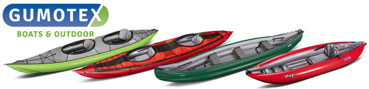 Gumotex Inflatable kayaks available to purchase from Southampton Canoes
