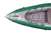 Storage on the bow of the Gumotex Halibut inflatable fishing kayak
