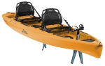 Hobie Compass Duo Tandem 2 Person Mirage Drive Kayak in Papaya Orange 