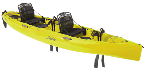Hobie Oasis Tandem Mirage Drive Pedal Kayak in Seagrass Green colour