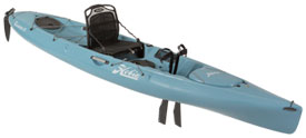 hobie revolution sit on top kayak with mirage drive