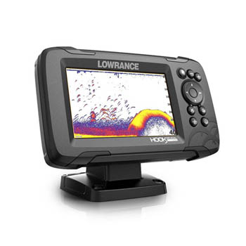 Llowrance reveal 5 with GPS fish finder