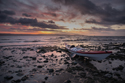 paddling the Norse Bylgja in the sunset