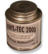 Vinyl Tec 2000 Adhesive for canoes