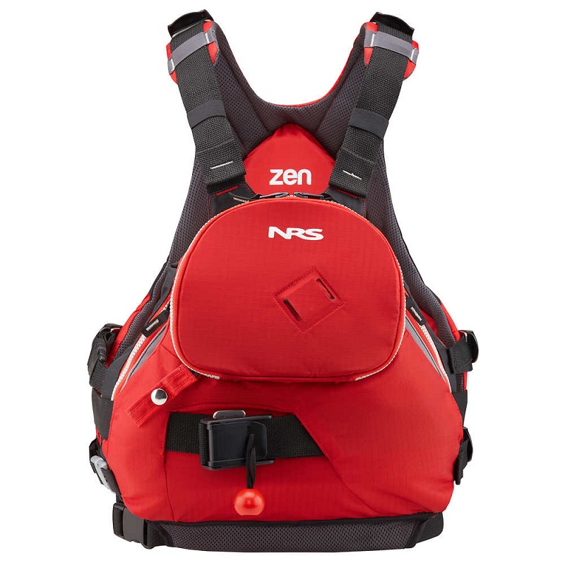 Red Zen white water PFD from NRS