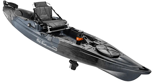 Steel Camo Colour Old Town Sportsman Bigwater PDL 132 Fishing Kayak