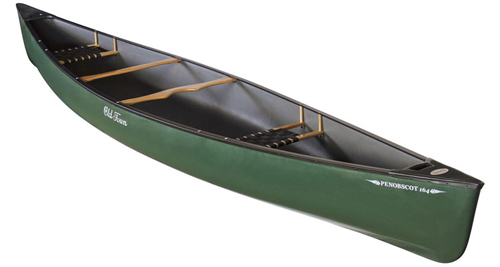 Old Town Discovery 164 canoe in Green