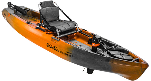 Ember Camo Colour Old Town Sportsman PDL 106 Fishing Kayak