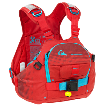palm nevis pfd in flame and chilli colour