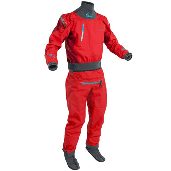 Palm Atom DrySuit from Palm Equipment in Flame Chilli Red Colour Perfect For Whitewater
